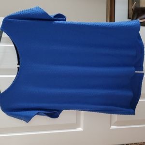 W5, XL, Blue short sleeve top